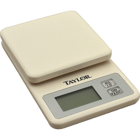 Taylor Scale, Digital(11Lbs, Whit , Plst 3817